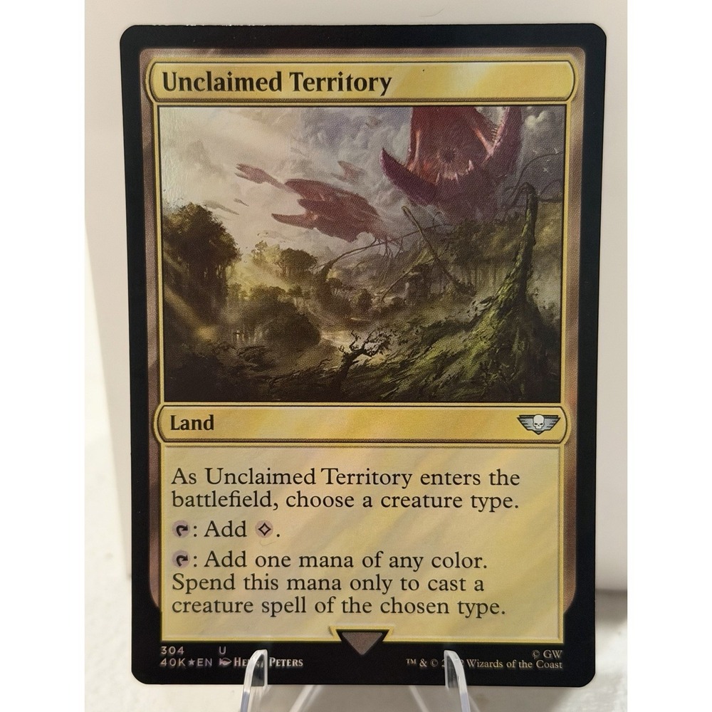 MTG Unclaimed Territory (Surge Foil) Warhammer 40,000 ⭐️ #304